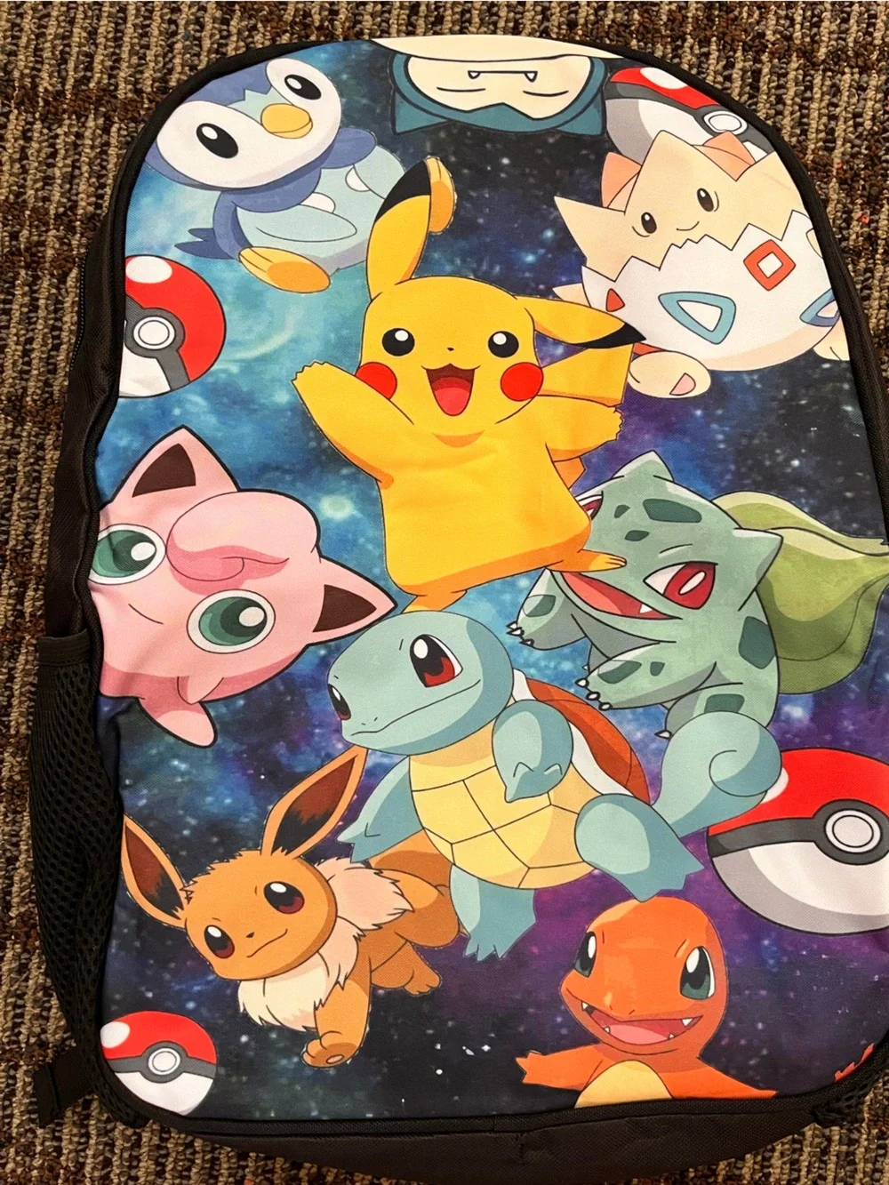 Pokemon Kids Backpack trio with lunchbox and pencil bag